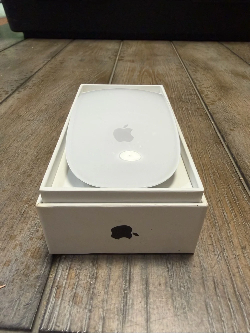 Apple Magic Mouse — White and Silver Wireless Multi‑Touch Mouse